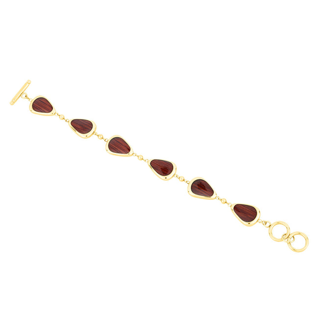 Jarrah Drop Bracelet - Yellow Gold