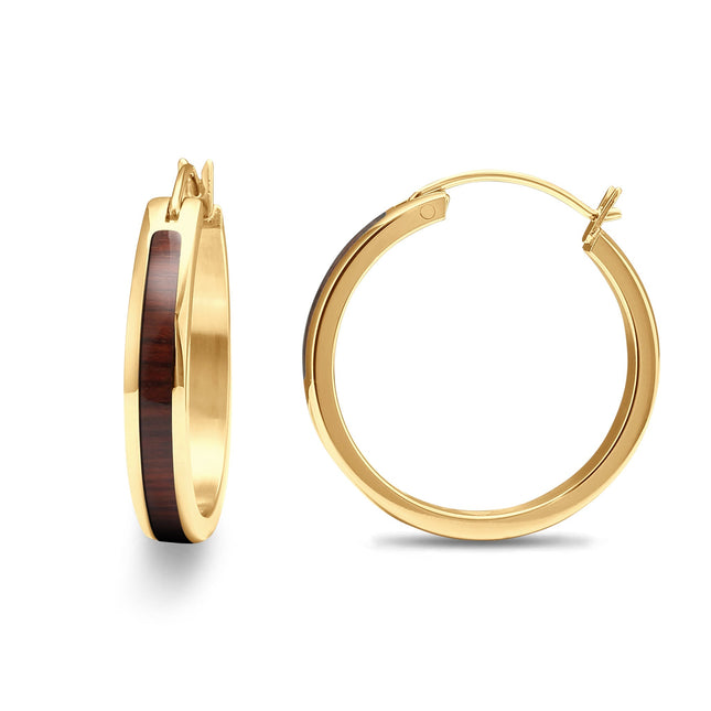 Jarrah Hoop Earrings - Yellow Gold