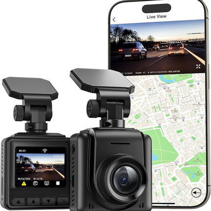 Zarre 2K WiFi Smart Dash Cam