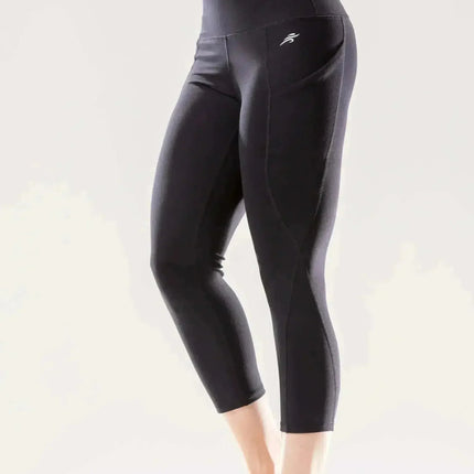 Jolie High-Waisted Capri Leggings with Hip Pockets | Femstylo