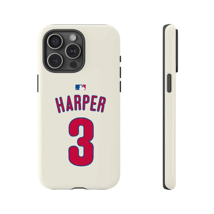 Bryce Harper PowerGrip – Dual-Layer Defense & Slim Fit | Compatible with iPhone 8 to 16 Pro Max & Samsung Galaxy S10 to S25 Ultra