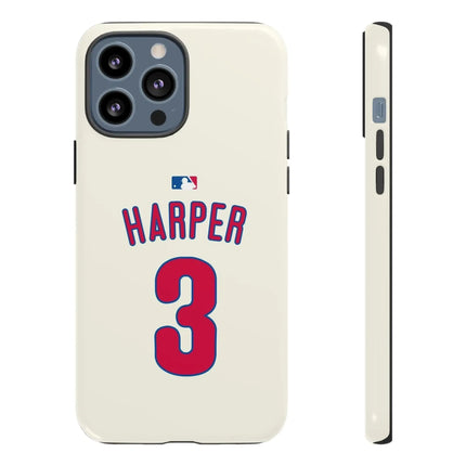 Bryce Harper PowerGrip – Dual-Layer Defense & Slim Fit | Compatible with iPhone 8 to 16 Pro Max & Samsung Galaxy S10 to S25 Ultra