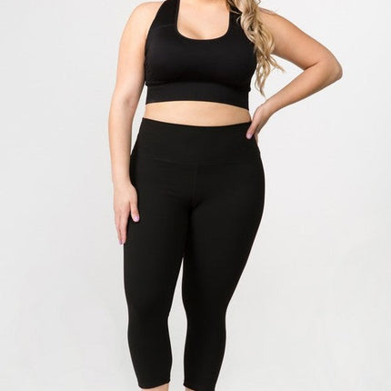 Buttery Soft Capri Activewear  Leggings