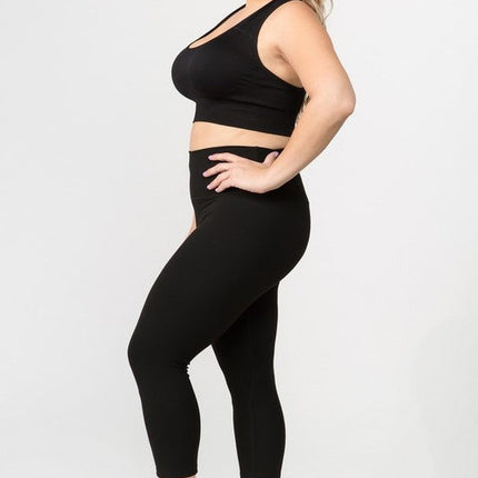Buttery Soft Capri Activewear  Leggings