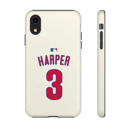 Bryce Harper PowerGrip – Dual-Layer Defense & Slim Fit | Compatible with iPhone 8 to 16 Pro Max & Samsung Galaxy S10 to S25 Ultra