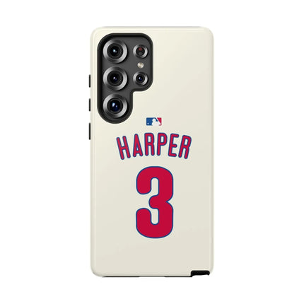 Bryce Harper PowerGrip – Dual-Layer Defense & Slim Fit | Compatible with iPhone 8 to 16 Pro Max & Samsung Galaxy S10 to S25 Ultra