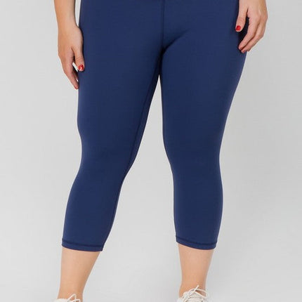 Buttery Soft Capri Activewear  Leggings
