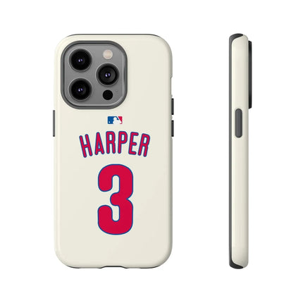 Bryce Harper PowerGrip – Dual-Layer Defense & Slim Fit | Compatible with iPhone 8 to 16 Pro Max & Samsung Galaxy S10 to S25 Ultra
