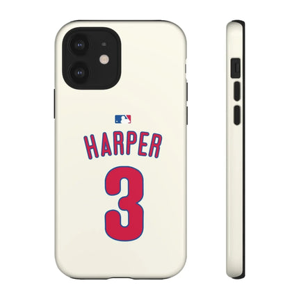 Bryce Harper PowerGrip – Dual-Layer Defense & Slim Fit | Compatible with iPhone 8 to 16 Pro Max & Samsung Galaxy S10 to S25 Ultra