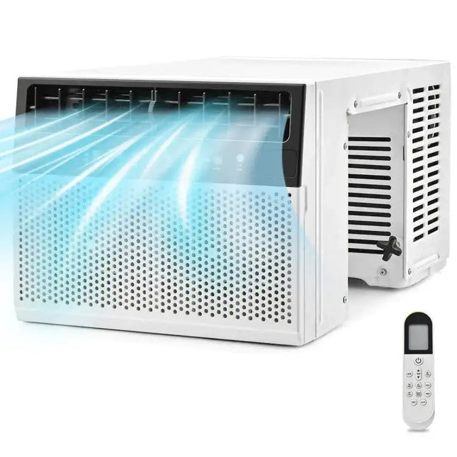 Dual BTU Window AC – 10k/12k with Remote
