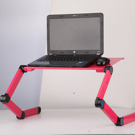 "Adjustable Folding Laptop Stand with Ergonomic Design and Mouse Pad"Adjustable Folding Laptop Stand with Ergonomic Design and Mouse Pad