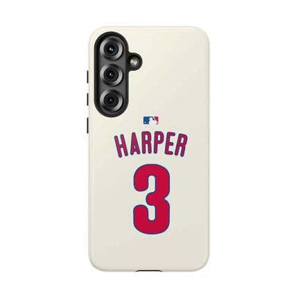 Bryce Harper PowerGrip – Dual-Layer Defense & Slim Fit | Compatible with iPhone 8 to 16 Pro Max & Samsung Galaxy S10 to S25 Ultra