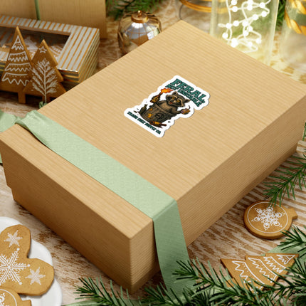 Feral Not Unstable Stickers - Fun Laptop, Water Bottle, Journal Decor, Cute Animal, Gift for Animal Lovers
