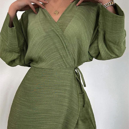 Beach Cover Up Thin Outer Match V Neck Beach Cover Up Beach Vacation Sun Protection Blouse