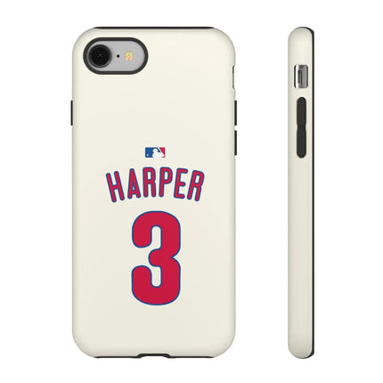 Bryce Harper PowerGrip – Dual-Layer Defense & Slim Fit | Compatible with iPhone 8 to 16 Pro Max & Samsung Galaxy S10 to S25 Ultra