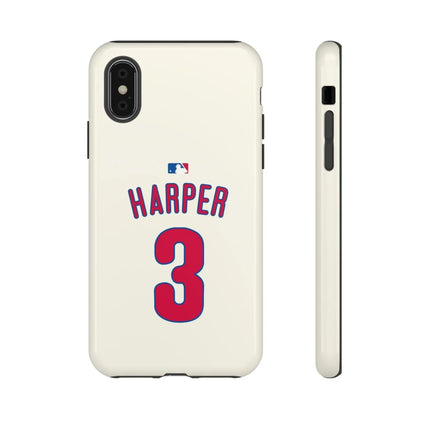 Bryce Harper PowerGrip – Dual-Layer Defense & Slim Fit | Compatible with iPhone 8 to 16 Pro Max & Samsung Galaxy S10 to S25 Ultra