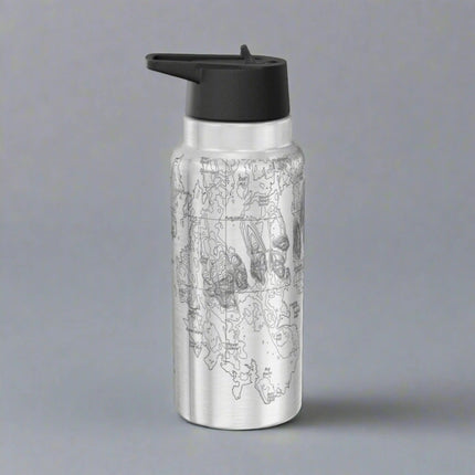 Acadia National Park Water Bottle Tumbler 32oz Double Wall Stainless Steel