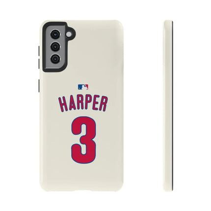 Bryce Harper PowerGrip – Dual-Layer Defense & Slim Fit | Compatible with iPhone 8 to 16 Pro Max & Samsung Galaxy S10 to S25 Ultra