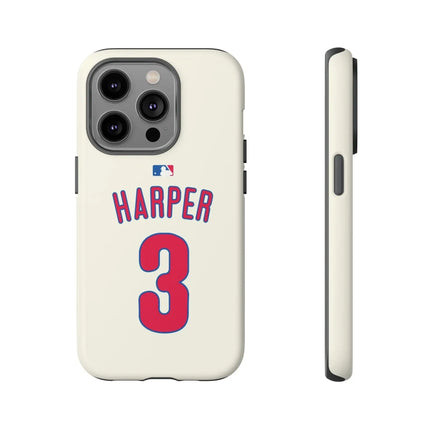 Bryce Harper PowerGrip – Dual-Layer Defense & Slim Fit | Compatible with iPhone 8 to 16 Pro Max & Samsung Galaxy S10 to S25 Ultra