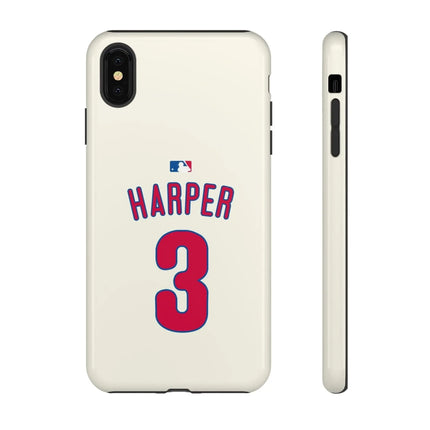 Bryce Harper PowerGrip – Dual-Layer Defense & Slim Fit | Compatible with iPhone 8 to 16 Pro Max & Samsung Galaxy S10 to S25 Ultra