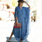 One Size / Deep Blue Stripes