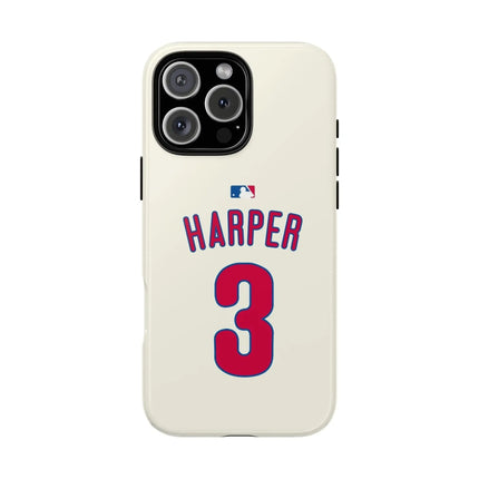 Bryce Harper PowerGrip – Dual-Layer Defense & Slim Fit | Compatible with iPhone 8 to 16 Pro Max & Samsung Galaxy S10 to S25 Ultra