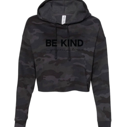 Be Kind Crop Hoodie
