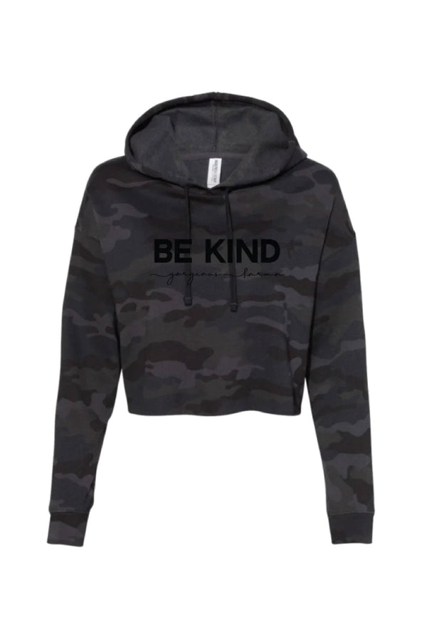 Be Kind Crop Hoodie