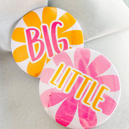 "Big/Little" Button