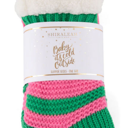 Holiday Slipper Sock