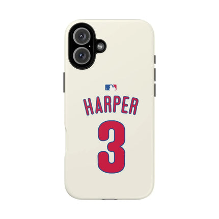 Bryce Harper PowerGrip – Dual-Layer Defense & Slim Fit | Compatible with iPhone 8 to 16 Pro Max & Samsung Galaxy S10 to S25 Ultra