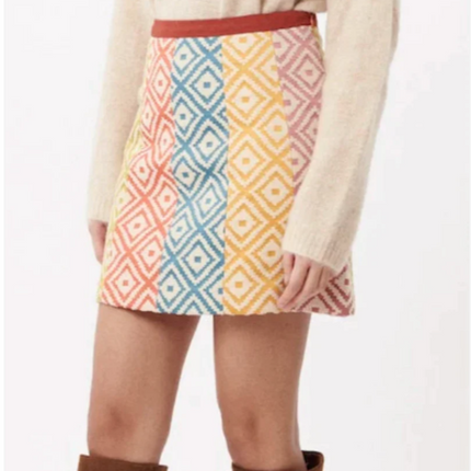 "Salome" Geometric Skirt