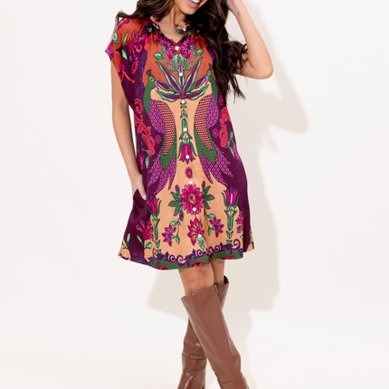 "Margot" Button Front Dress