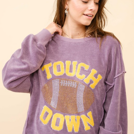 "Touchdown" Terry Cloth Sweatshirt