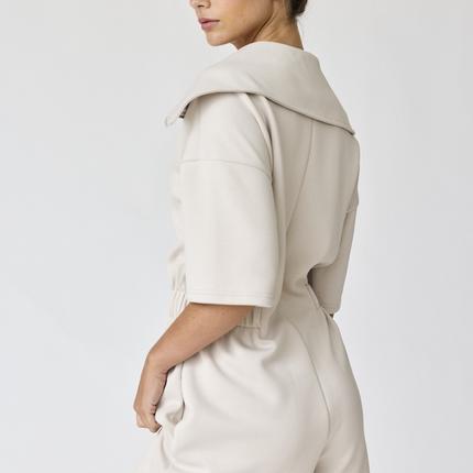"Genesis" Front Zip Romper