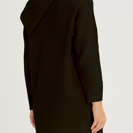 "Arosa" Asymmetric Sweater Dress