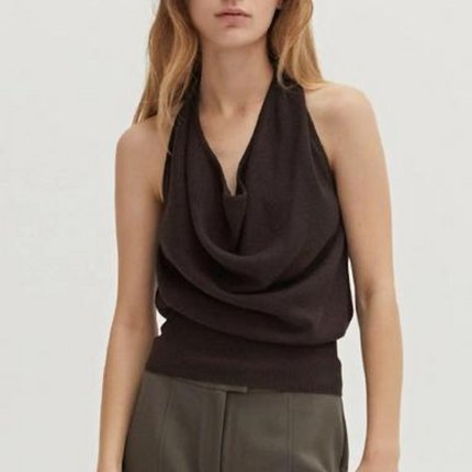 "Mila" Cowl Sweater Tank