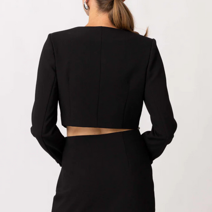 "Tate" Rhinestone Det Top