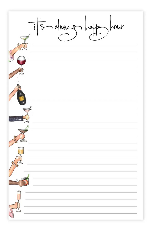 "Happy Hour" Notepad