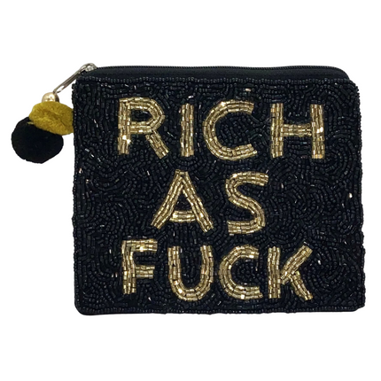 "Rich as F*" Coin Purse
