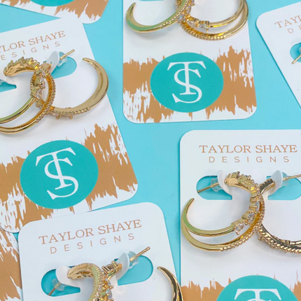 "Eleanor" Hoop Earrings