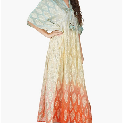 "Magnolia" Lurex Caftan