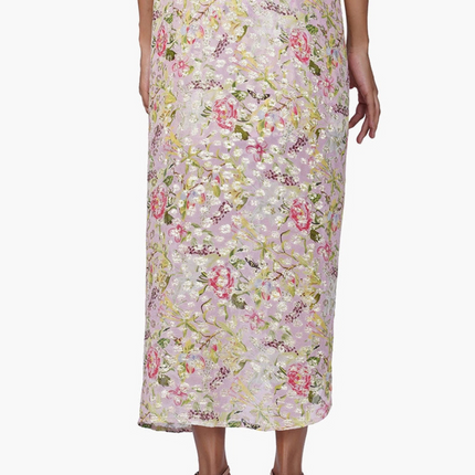 "Blooming Dale" Lurex Skirt