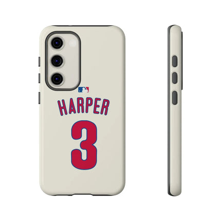 Bryce Harper PowerGrip – Dual-Layer Defense & Slim Fit | Compatible with iPhone 8 to 16 Pro Max & Samsung Galaxy S10 to S25 Ultra