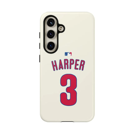 Bryce Harper PowerGrip – Dual-Layer Defense & Slim Fit | Compatible with iPhone 8 to 16 Pro Max & Samsung Galaxy S10 to S25 Ultra