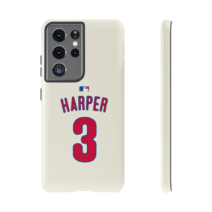 Bryce Harper PowerGrip – Dual-Layer Defense & Slim Fit | Compatible with iPhone 8 to 16 Pro Max & Samsung Galaxy S10 to S25 Ultra