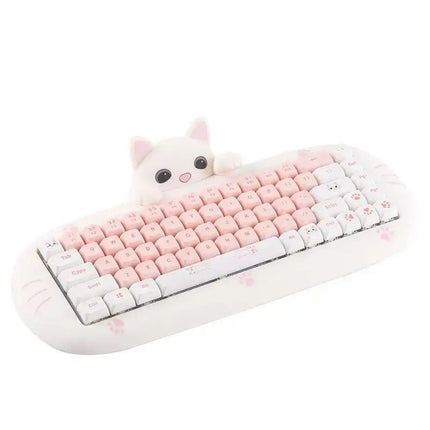 Wireless Bluetooth E-sports Games Cute Mini Office Mechanical Keyboard
