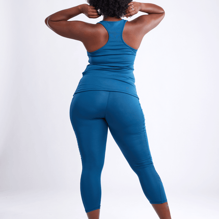 JupiterGear High-Waisted Pilates Leggings with Side Pockets & Mesh Pan