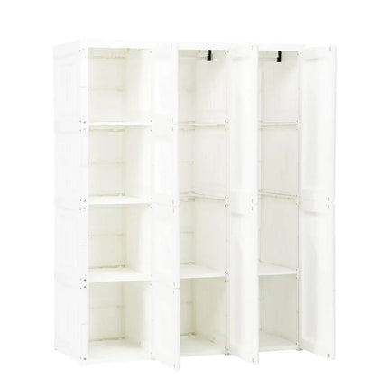 Foldable Closet Clothes Organizer with 8 Cubby Storage