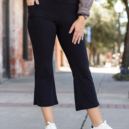 The Delilah - Kick Flare Leggings with Pockets